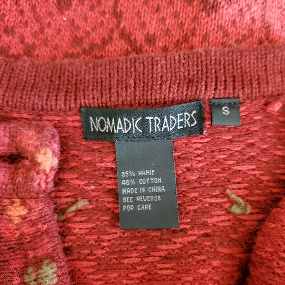 Nomadic Traders Knit Cardigan Sweater S - Picture 7 of 7
